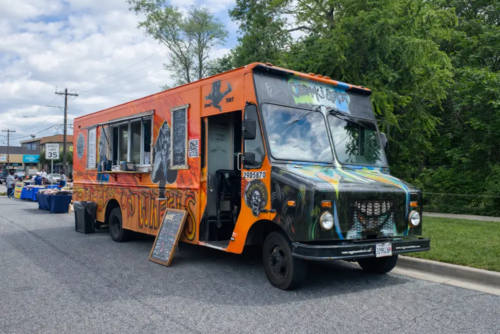 Food truck catering event in Gary, IN