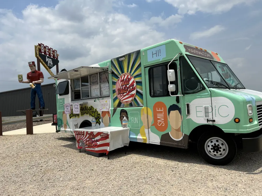 Food truck catering event in Converse, TX