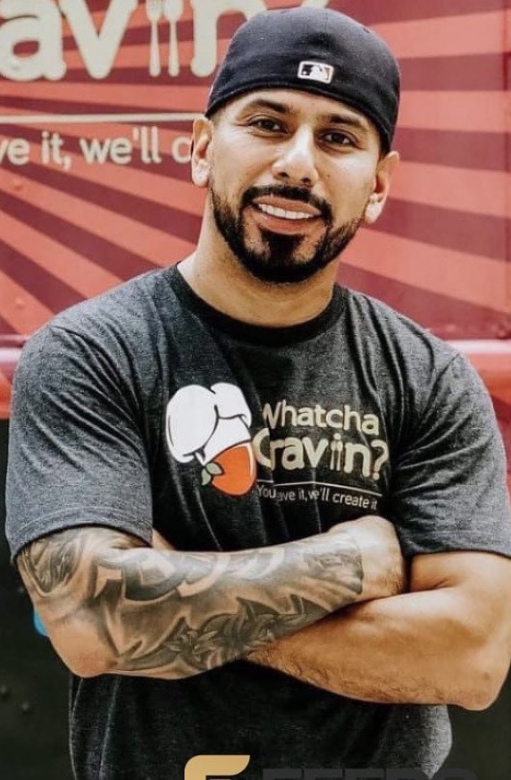 Whatcha Cravin food truck at a catering event